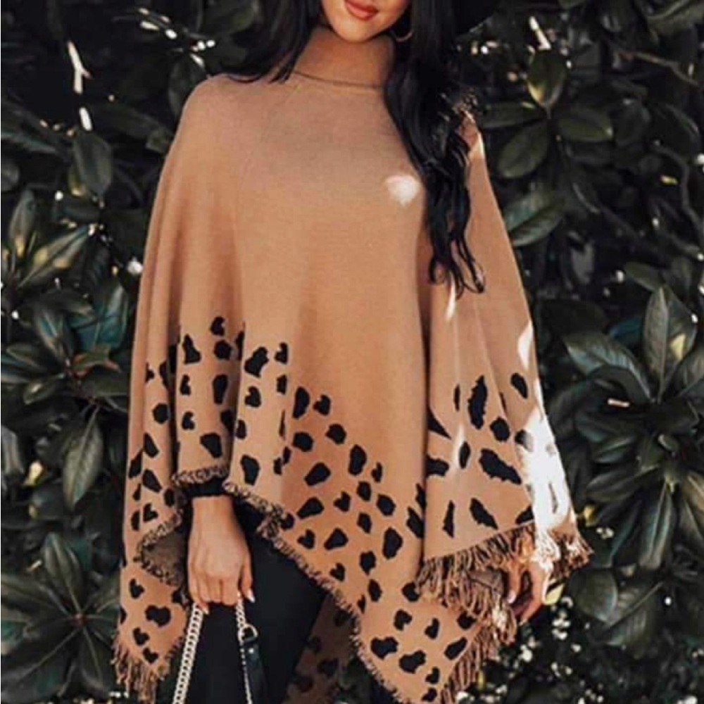Impressions Poncho style winter cover up